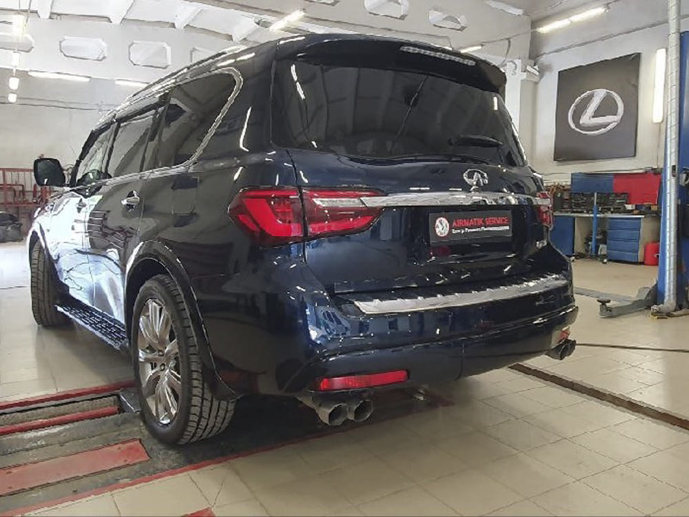 Диагностика амортизаторов Infiniti на вибростенде в Екатеринбурге