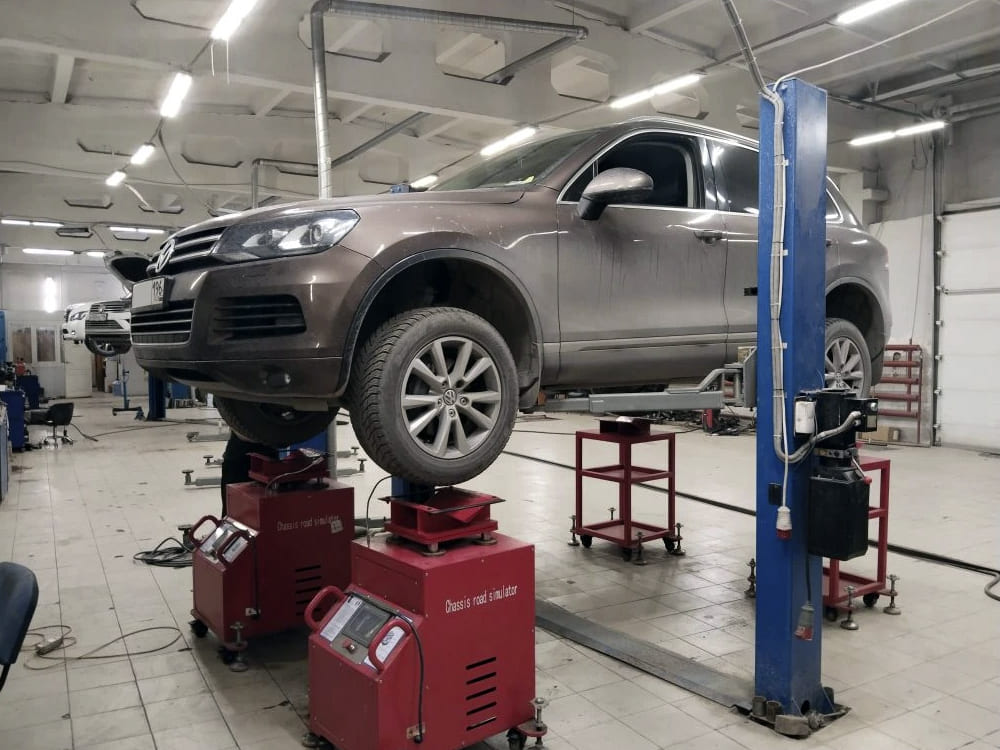 Диагностика подвески Volkswagen Touareg в Екатеринбурге